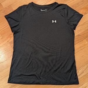 Under Armour Women's Black Short Sleeve Heatgear Tee